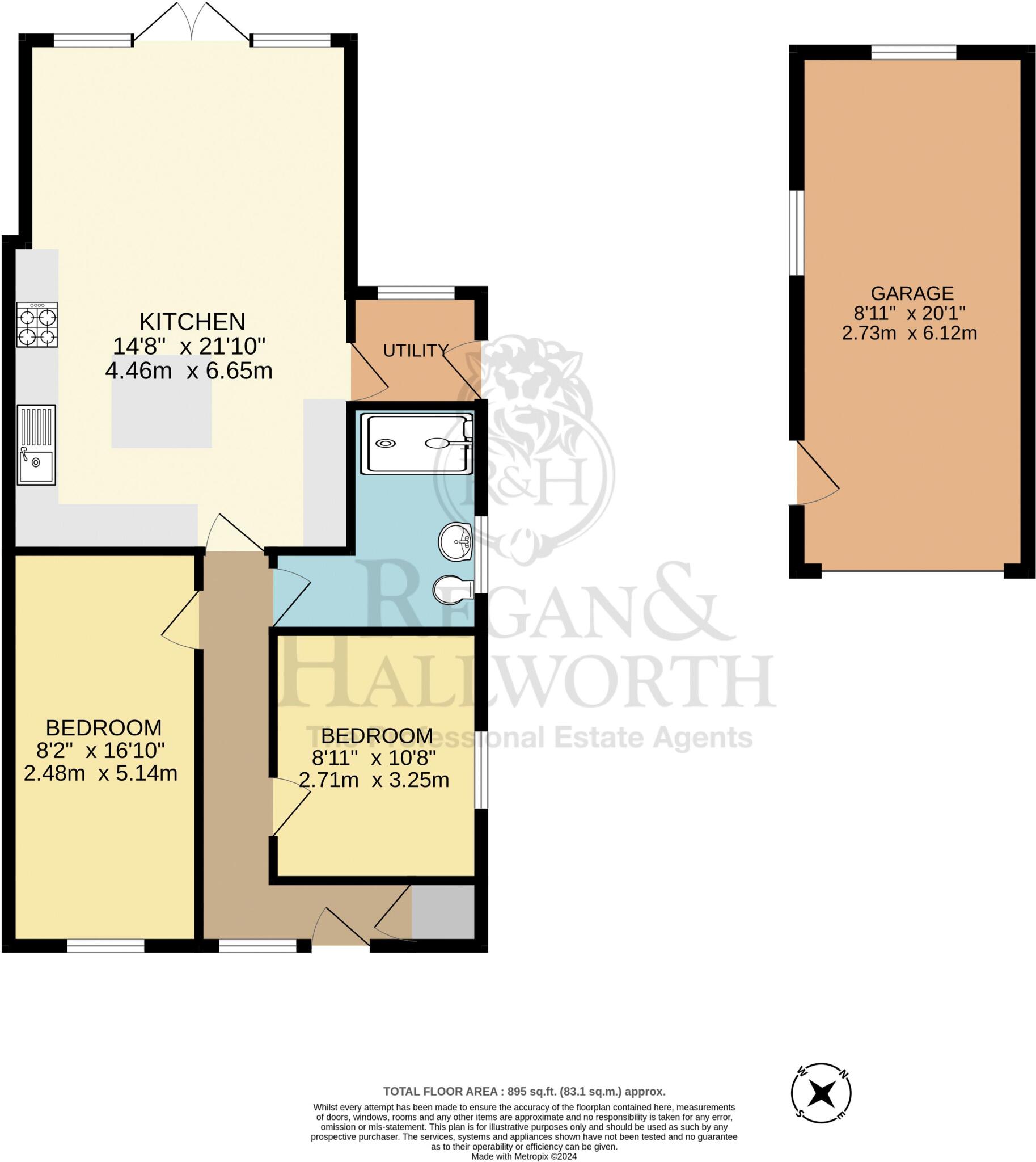 Neargates, Charnock Richard, PR7 5EY floorplan