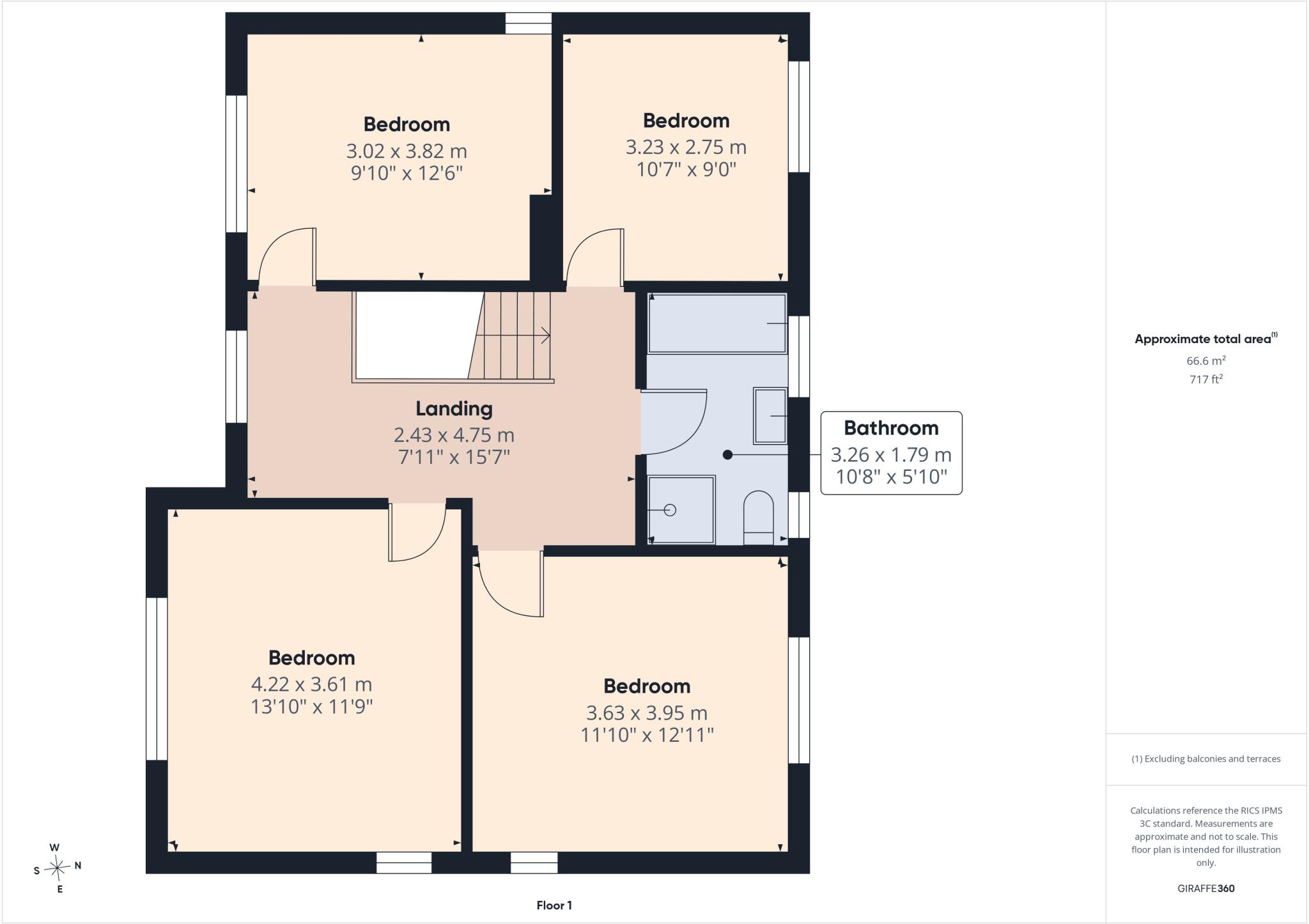 Cranleigh Road, Kettering, Northamptonshire, NN15 floorplan