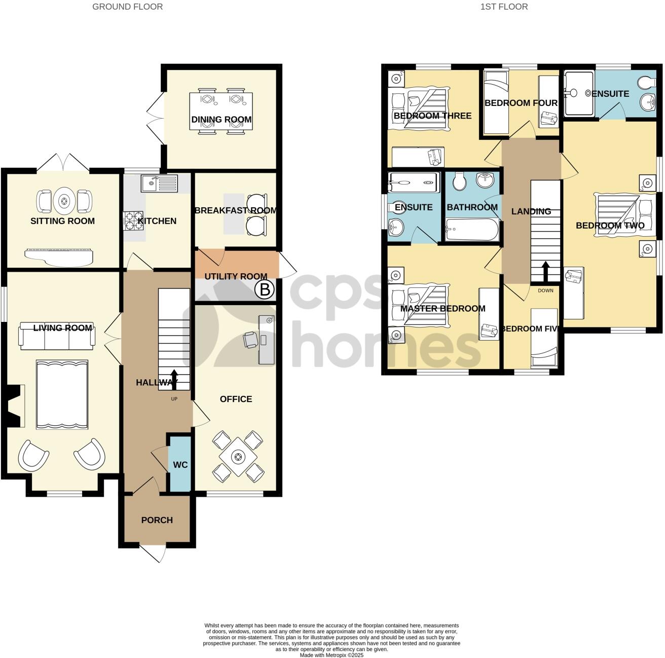 Maes Y Fioled, Morganstown floorplan