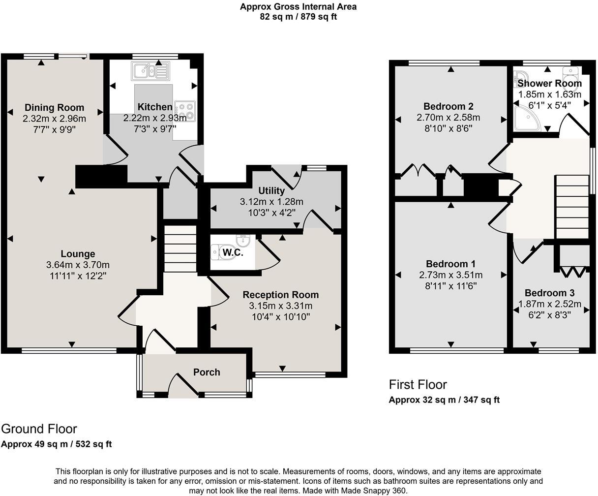Butterwell Drive, Pegswood, Morpeth floorplan
