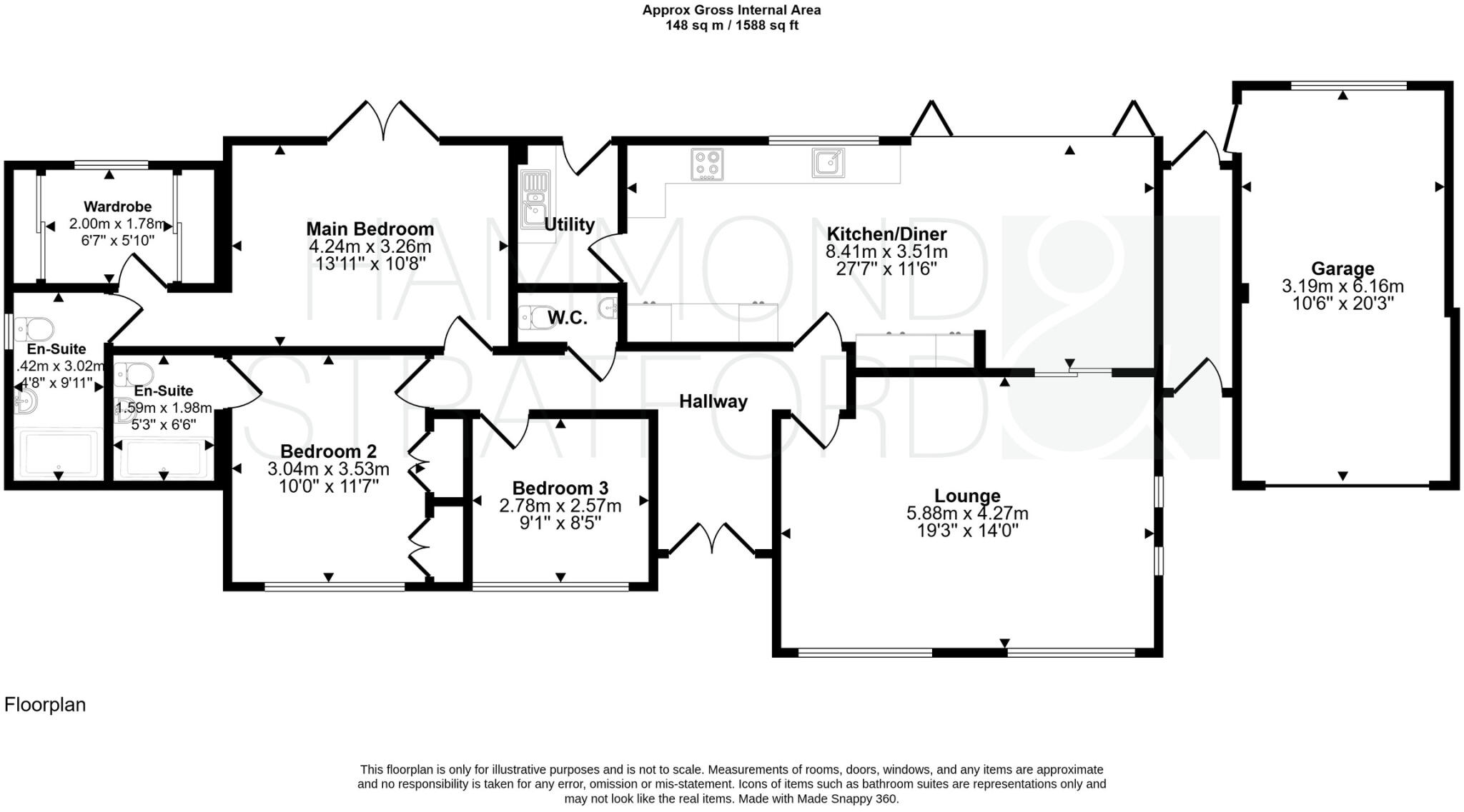 Oaklands Drive, Cringleford floorplan