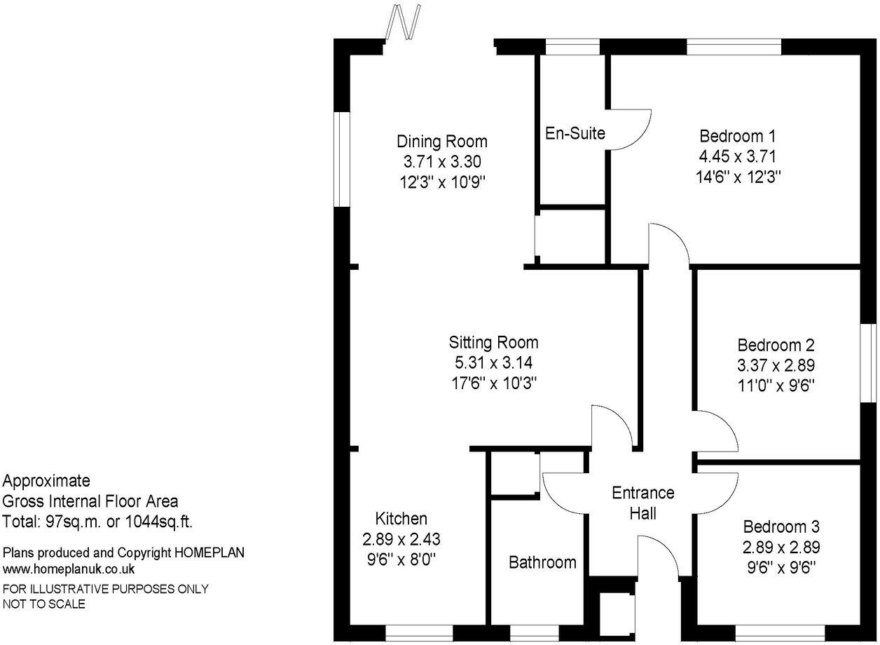 Ferndale Road, New Milton, BH25 floorplan