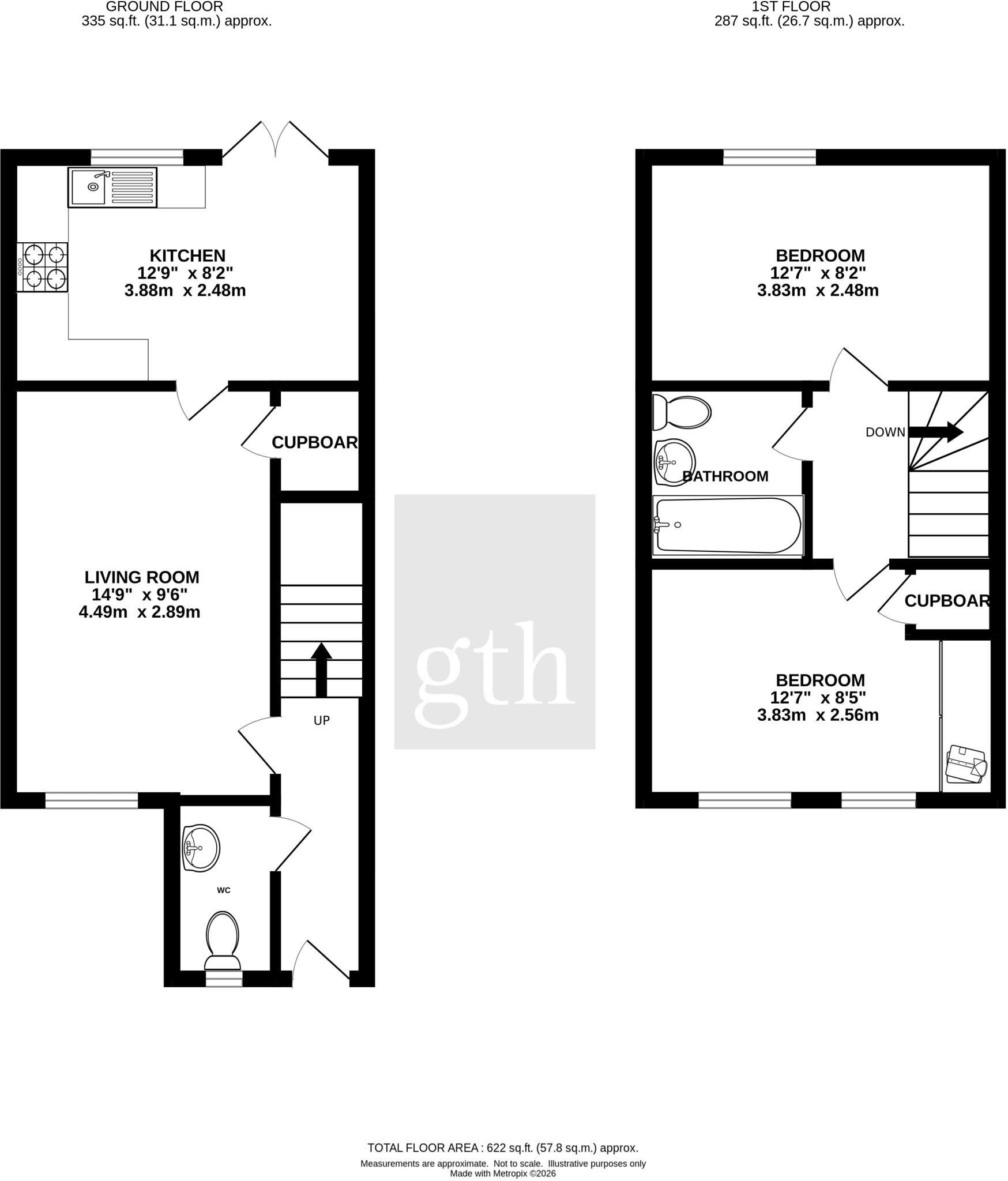 Riverton Road, Barnstaple, Devon, EX31 floorplan