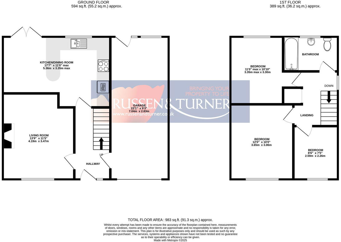 Briar Close, Grimston floorplan