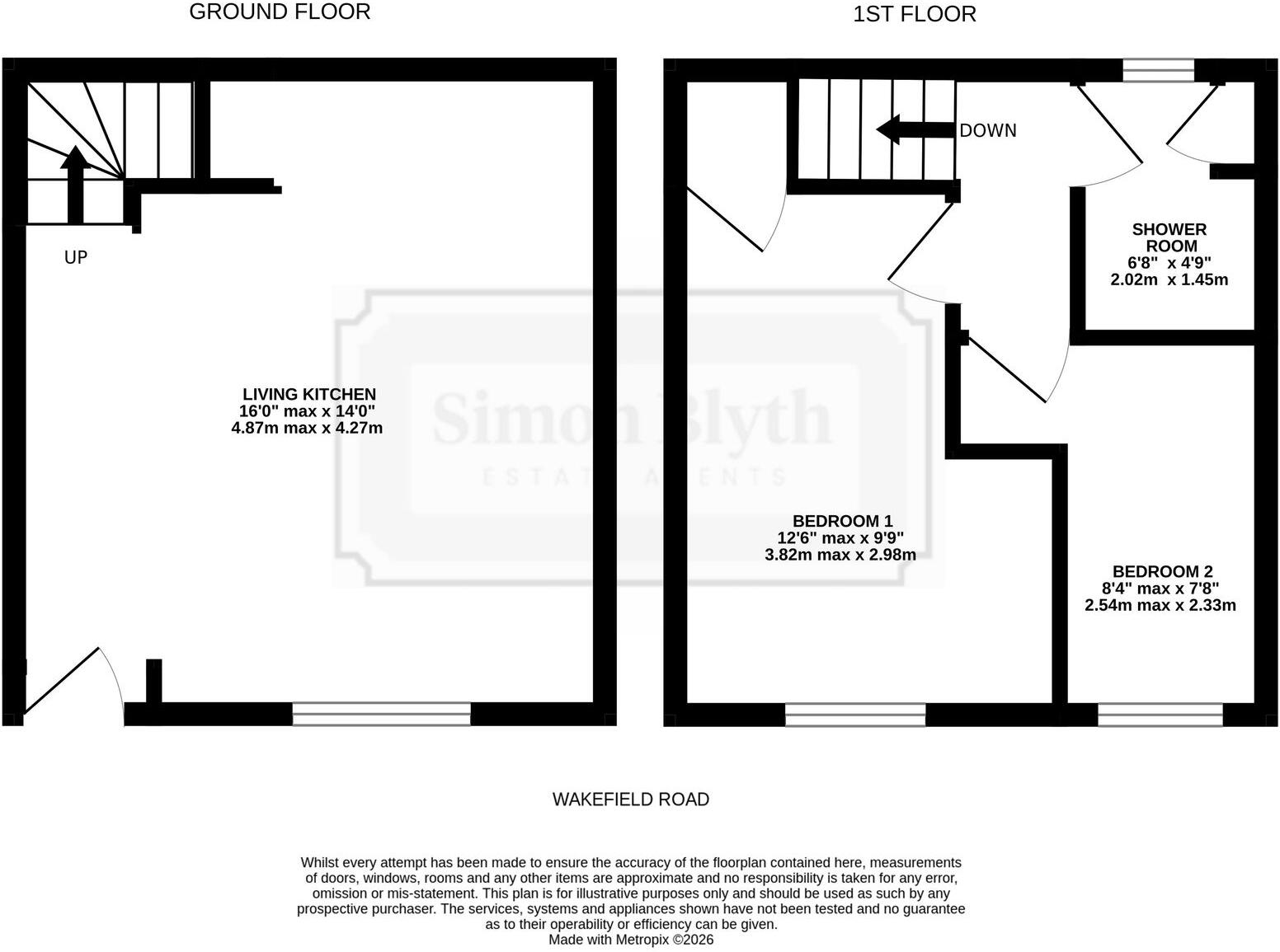 Rose Cottage, Wakefield Road, Denby Dale, HD8 floorplan