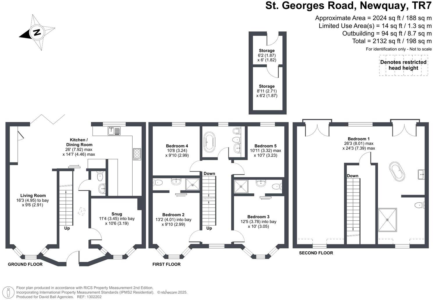 St. Georges Road, Newquay floorplan
