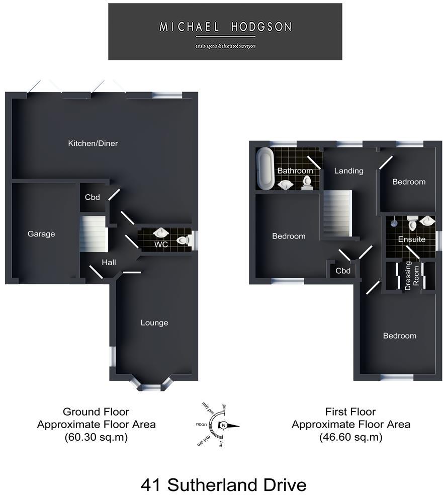 Sutherland Drive, The Broadway, Sunderland floorplan