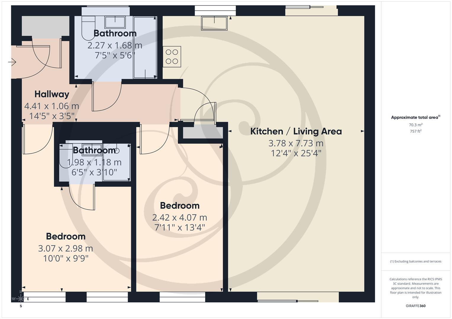 Harewood Croft, Thorpe Park, Leeds floorplan