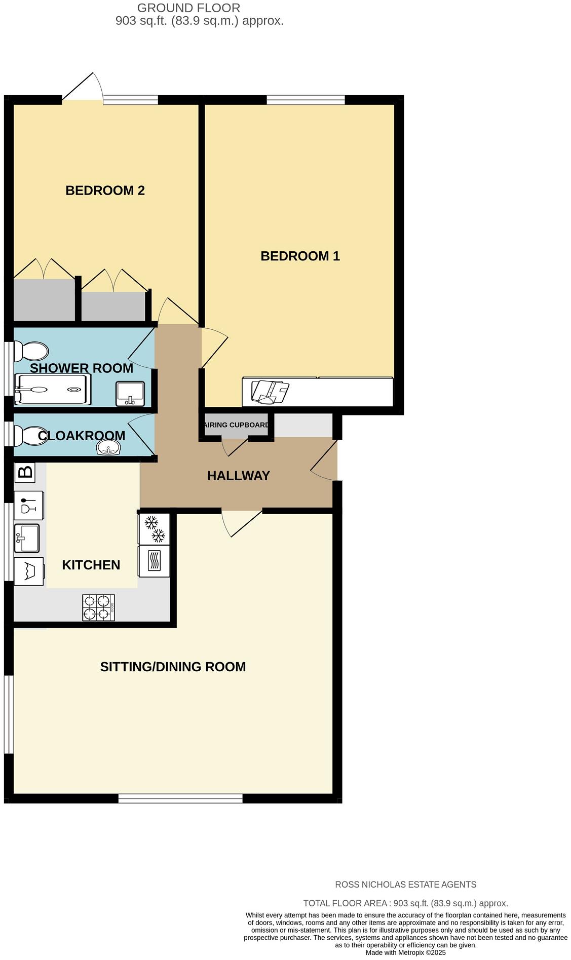 10 Barton Wood Road, Barton On Sea, New Milton, Hampshire. BH25 7NN floorplan