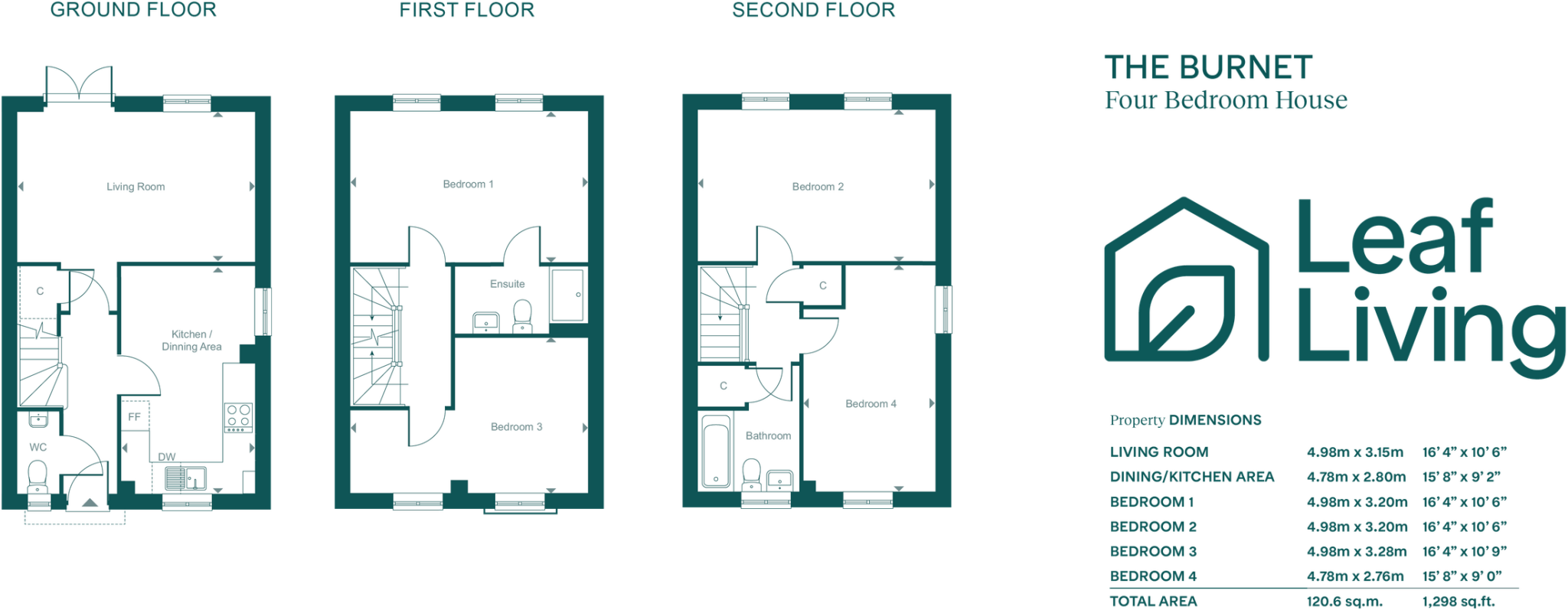 Leaf Living at Bucklers Park, Crowthorne floorplan
