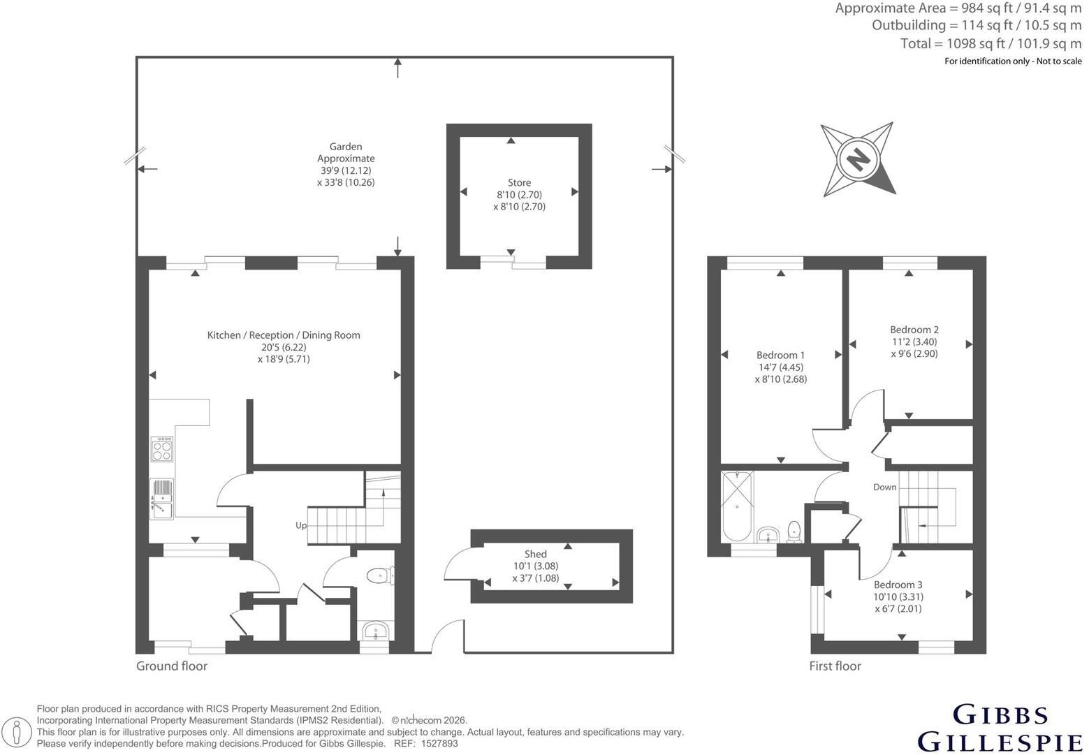 Brickett Close, Ruislip floorplan
