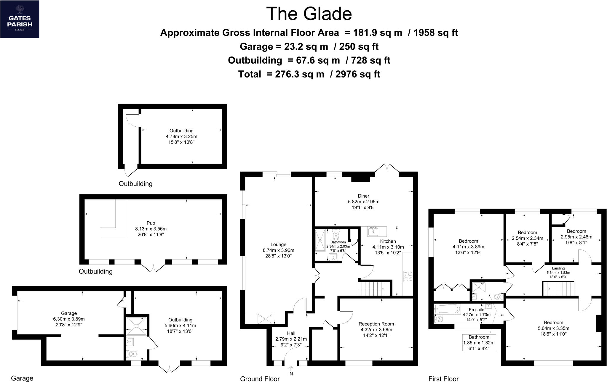 The Glade, Upminster, RM14 floorplan