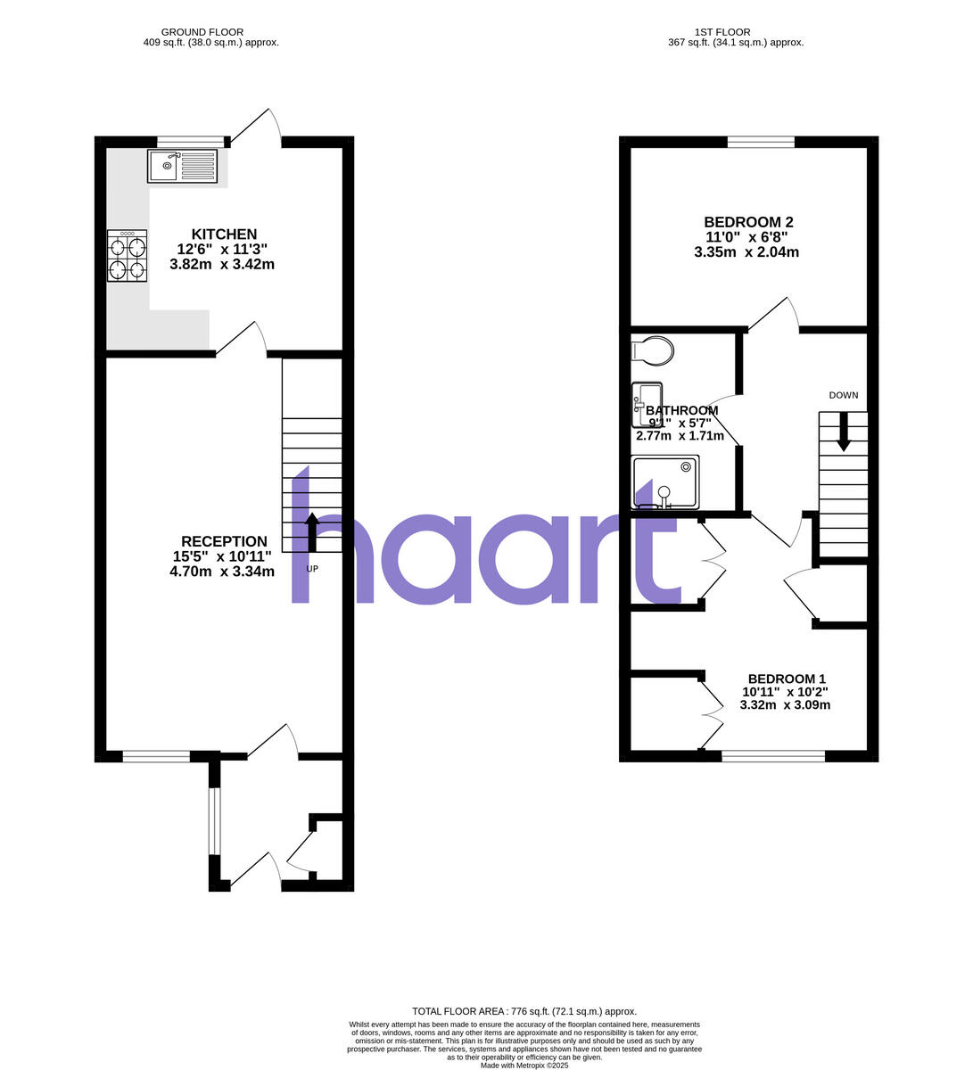 Abbey Close, Hayes floorplan