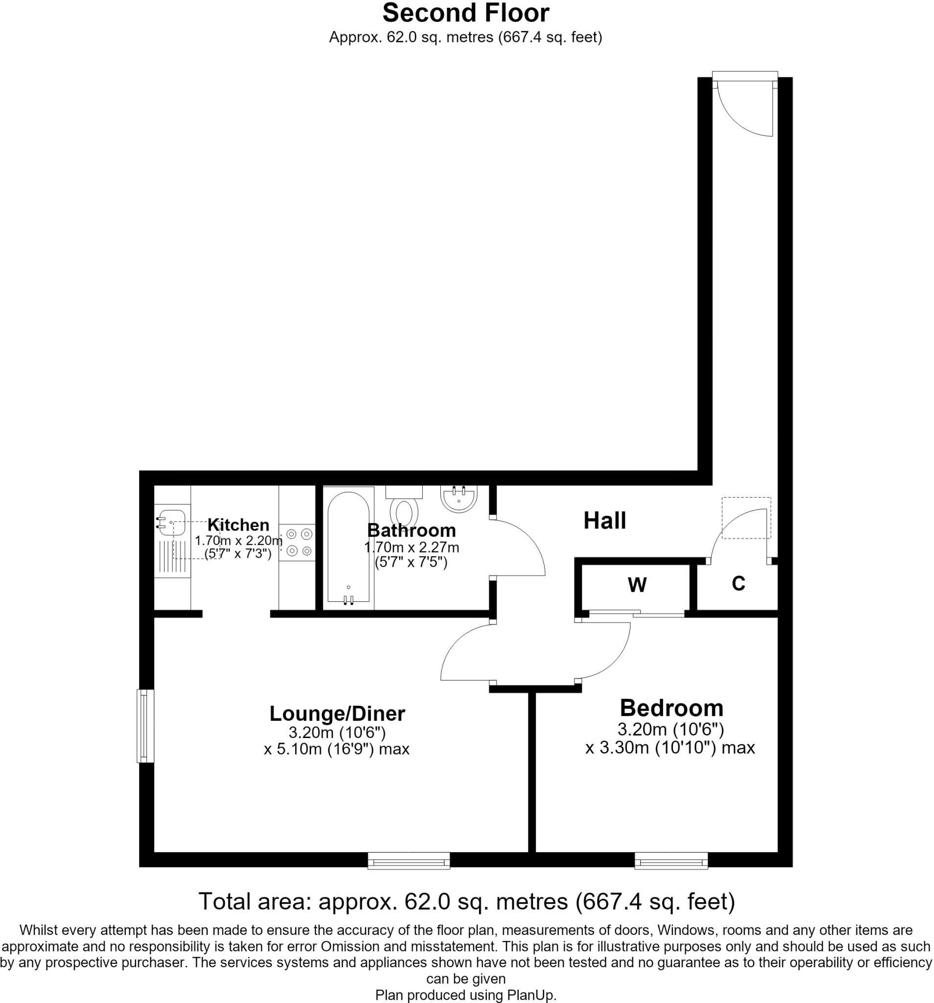 36, Homefarris House, Bleke Street, Shaftesbury, Dorset floorplan