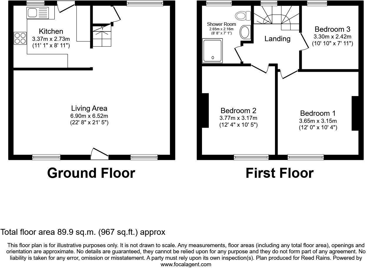 West Street, Thurcroft, Rotherham, South Yorkshire, S66 floorplan