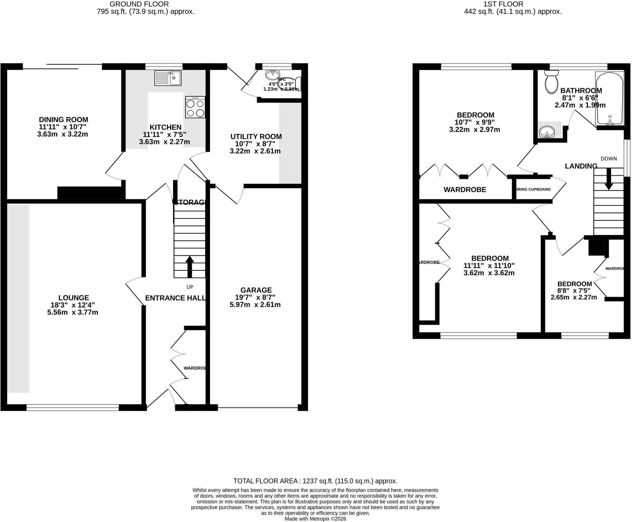 Appleby Gardens, Dunstable, Bedfordshire, LU6 floorplan
