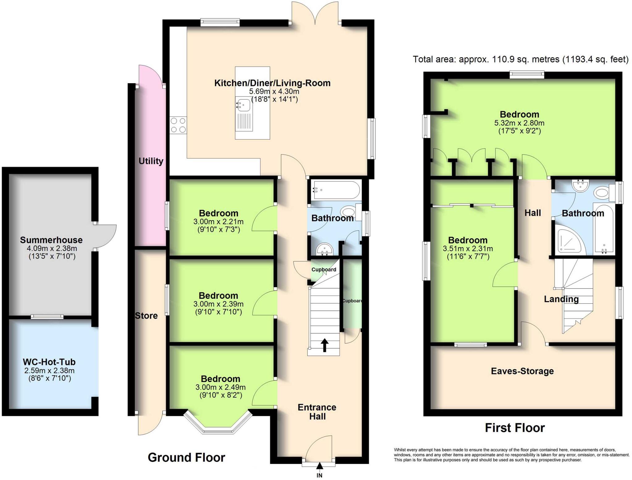 Cecil Road, Lancing, West Sussex, BN15 floorplan