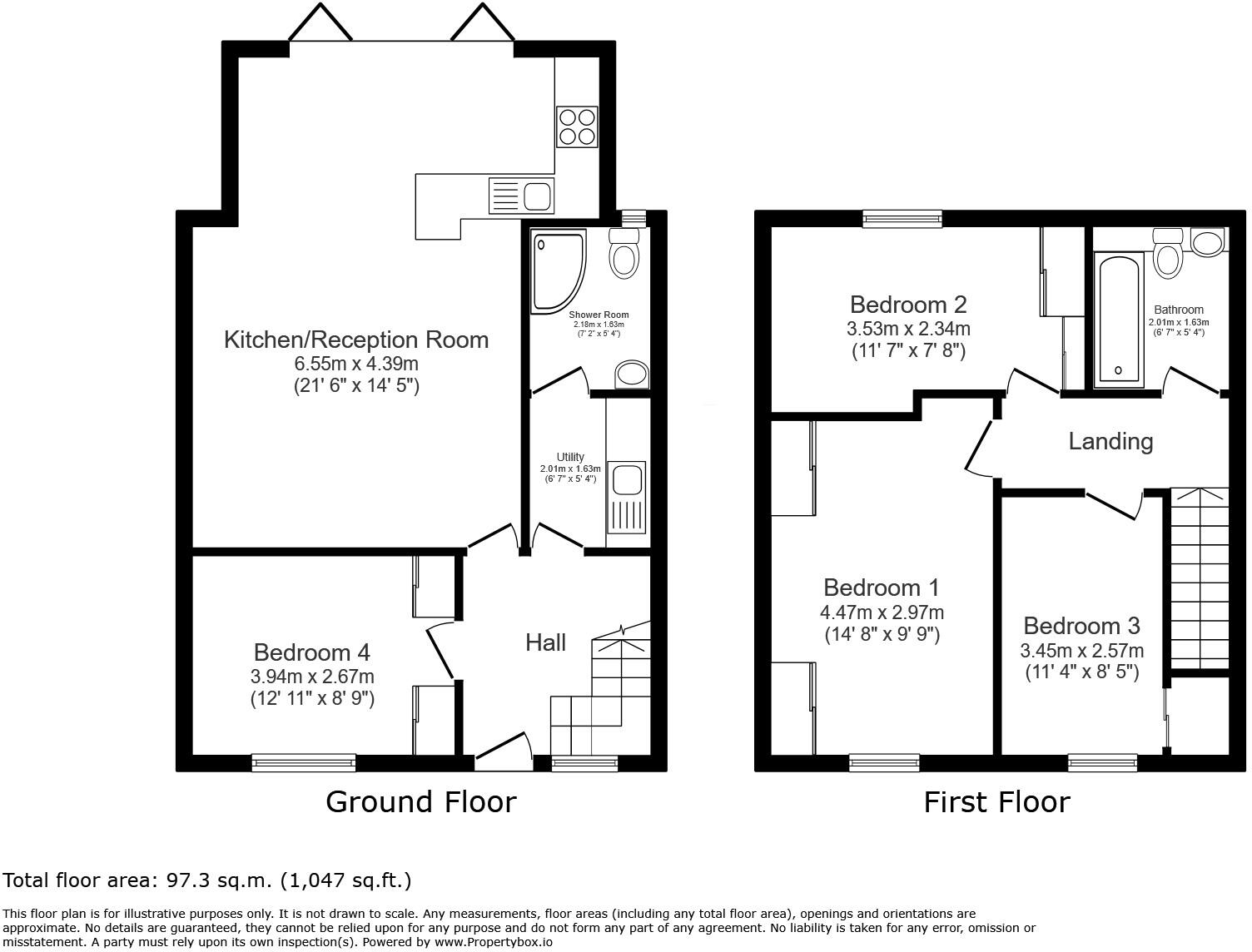 Downham Way, Bromley, BR1 floorplan