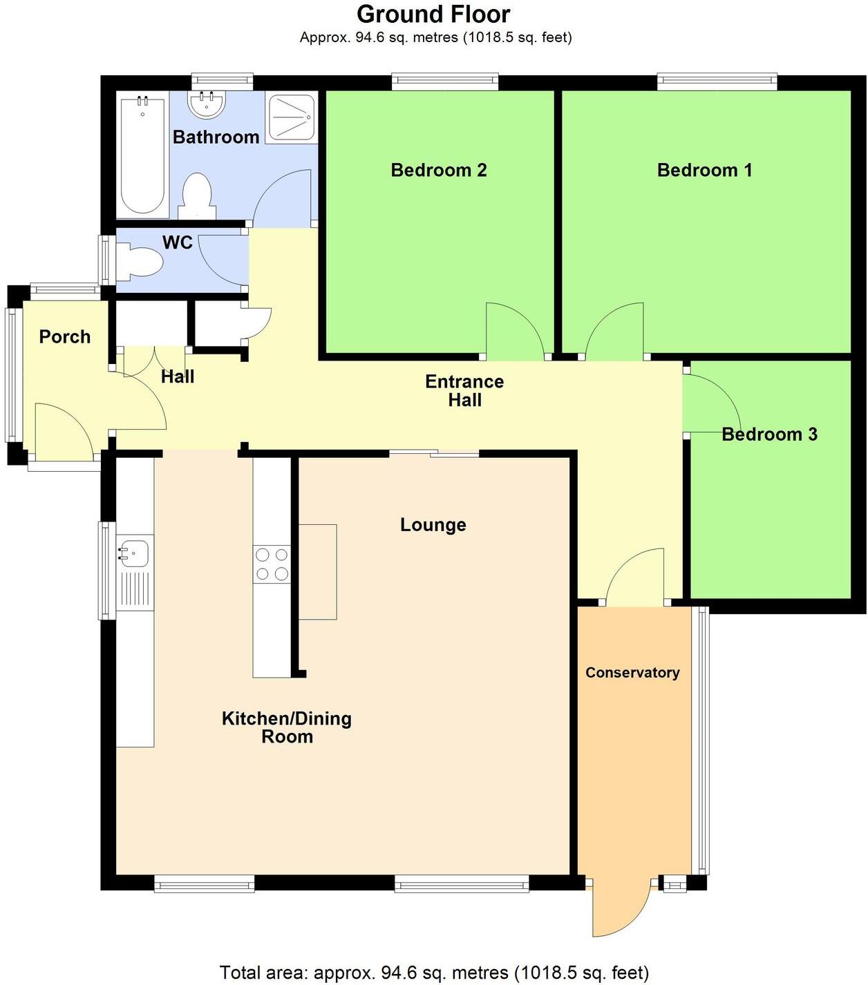 St. Peters Close, Burgh Le Marsh, PE24 floorplan