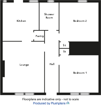 57 Gatehouse Street, Glasgow, G32 9DD floorplan