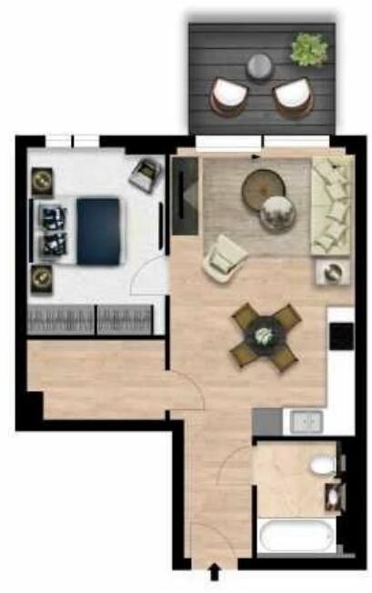 West End Gate, London floorplan
