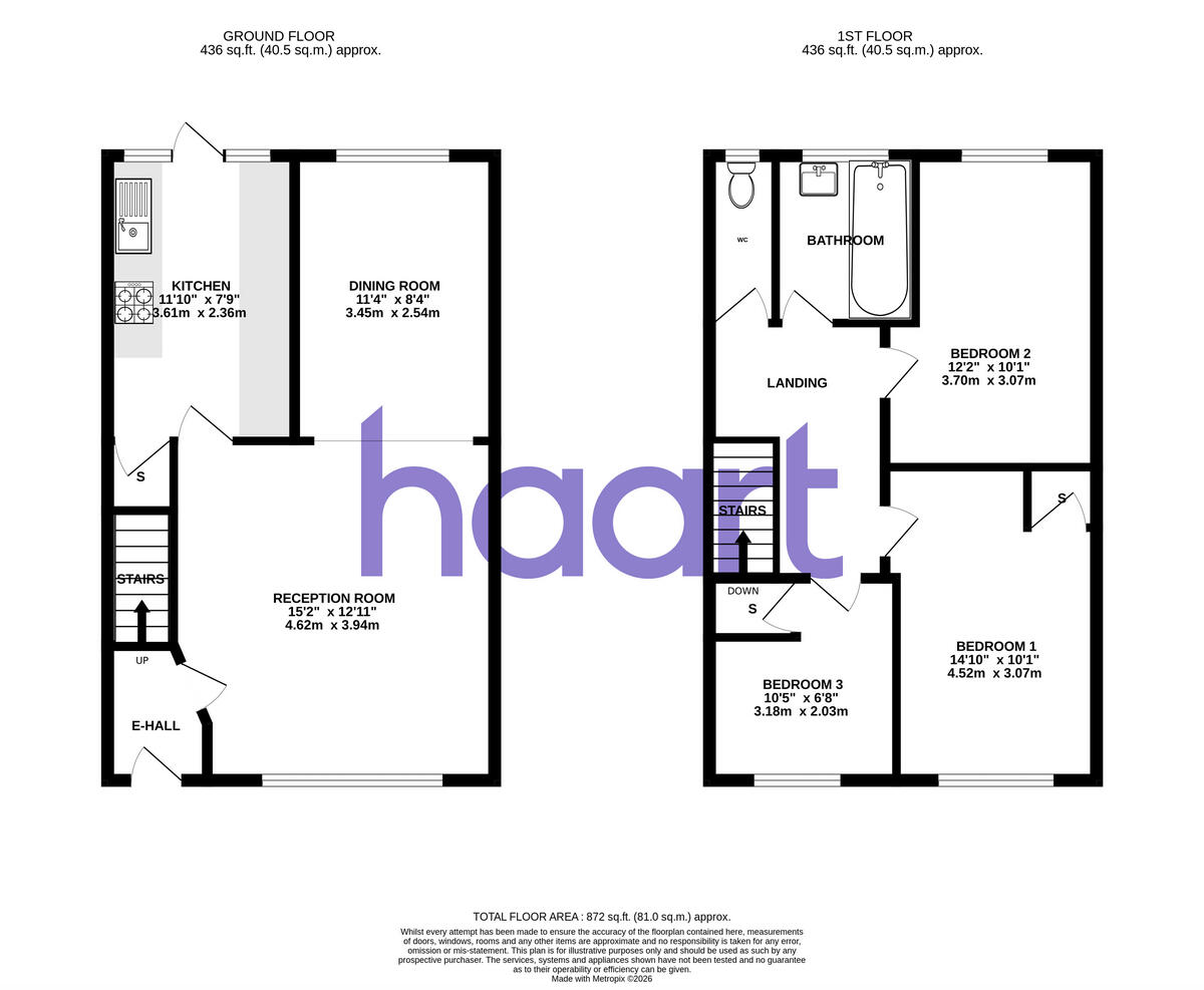 Exmouth Road, Hayes floorplan