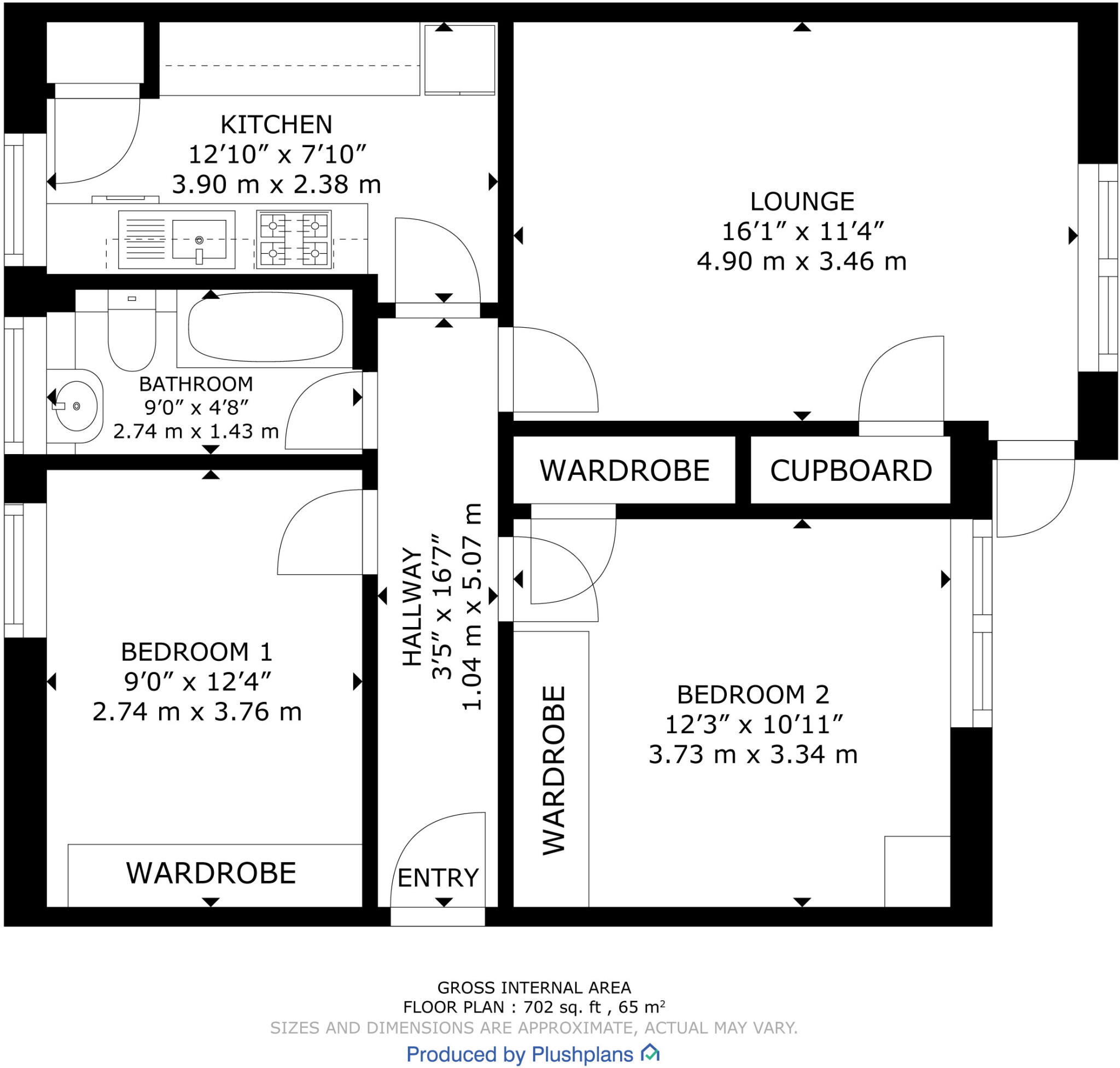 Heathcot Place, Drumchapel floorplan