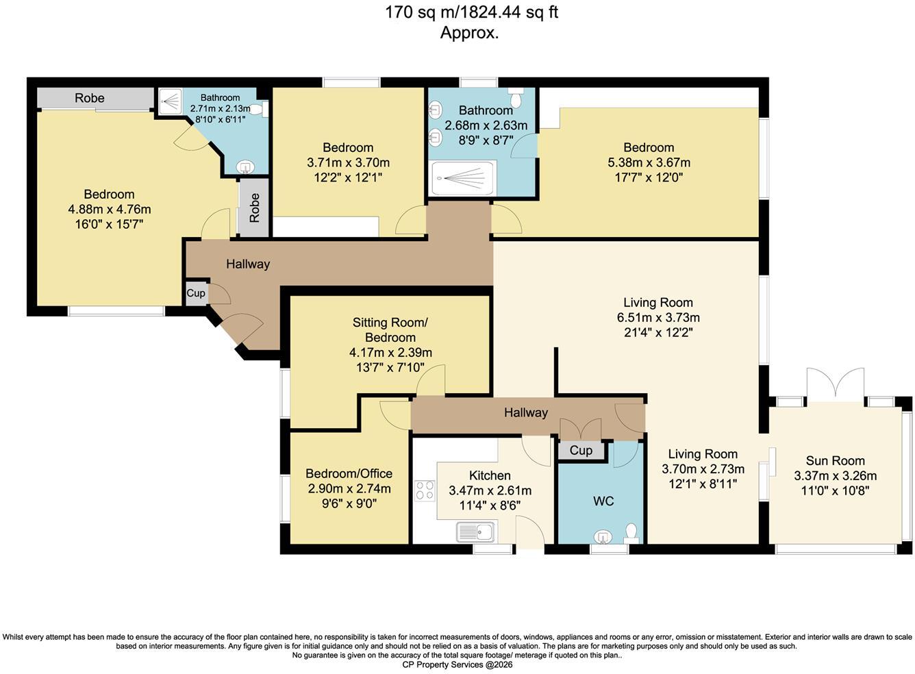 Moorhouse Close, Whiston, Rotherham floorplan