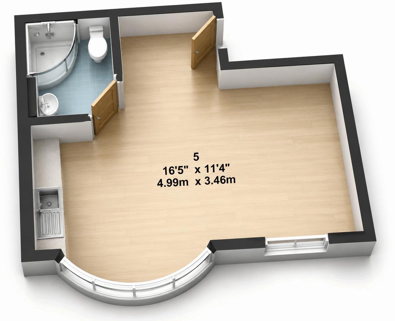 *** INCLUSIVE OF ALL BILLS *** Flat in Edmonton N9 floorplan