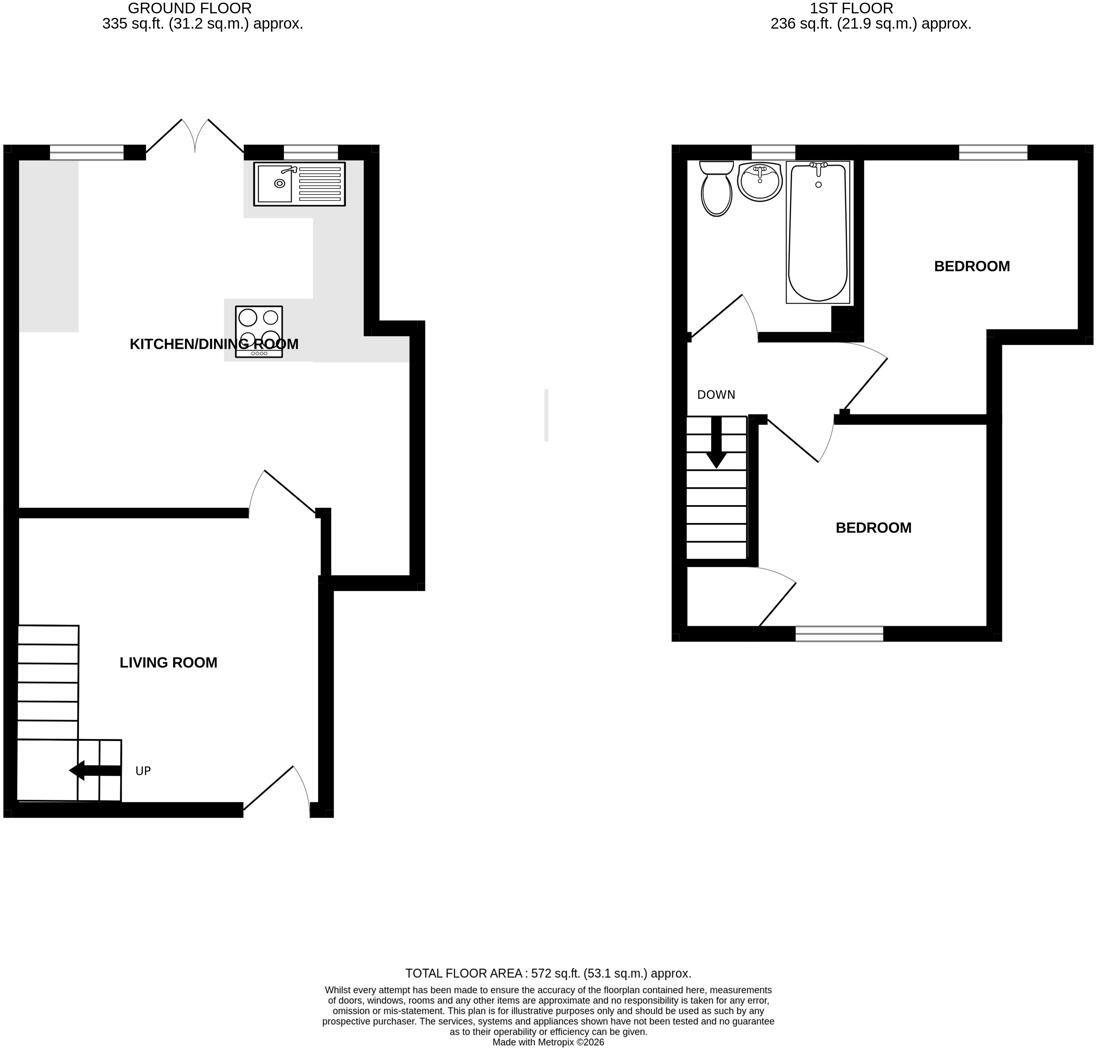 Church Lane, Timberland, Lincoln floorplan