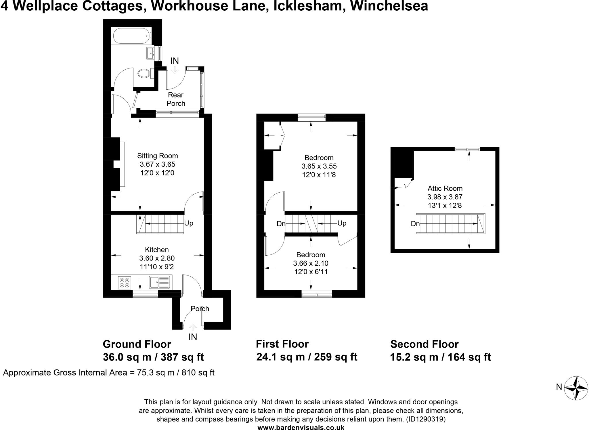 Workhouse Lane, Icklesham, Winchelsea, East Sussex, TN36 floorplan