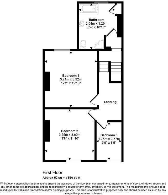 67 Warton Street, Lytham St. Annes, Lancashire, FY8 5DG floorplan
