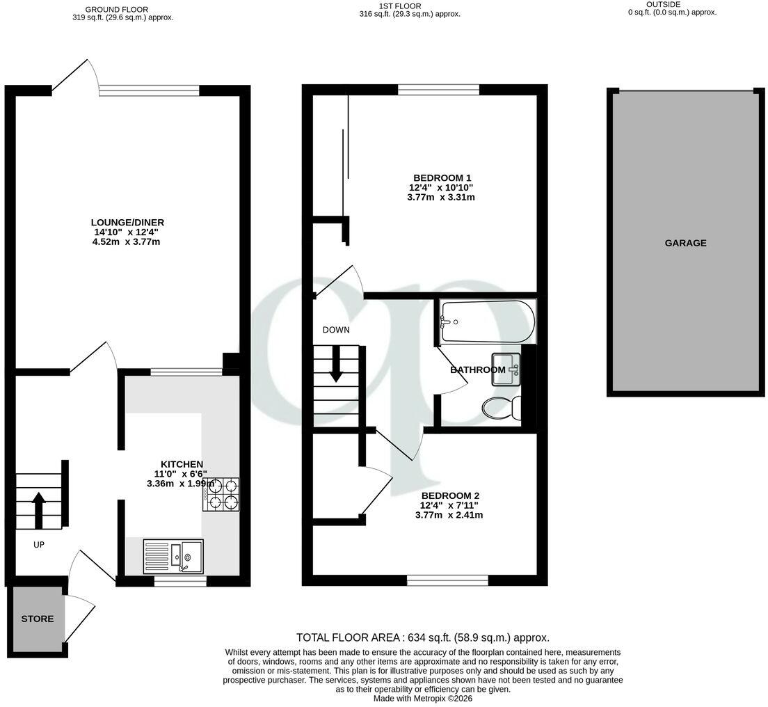 Tavistock Avenue, Ampthill, Bedford, MK45 floorplan