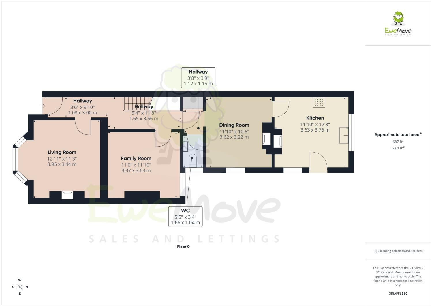 Beaconsfield Road, Basingstoke, Hampshire, RG21 floorplan