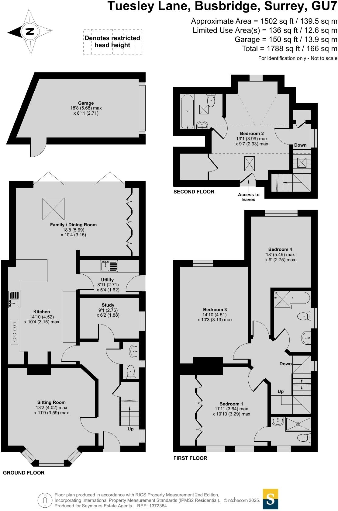 Tuesley Lane, Busbridge, Godalming, Surrey, GU7 floorplan
