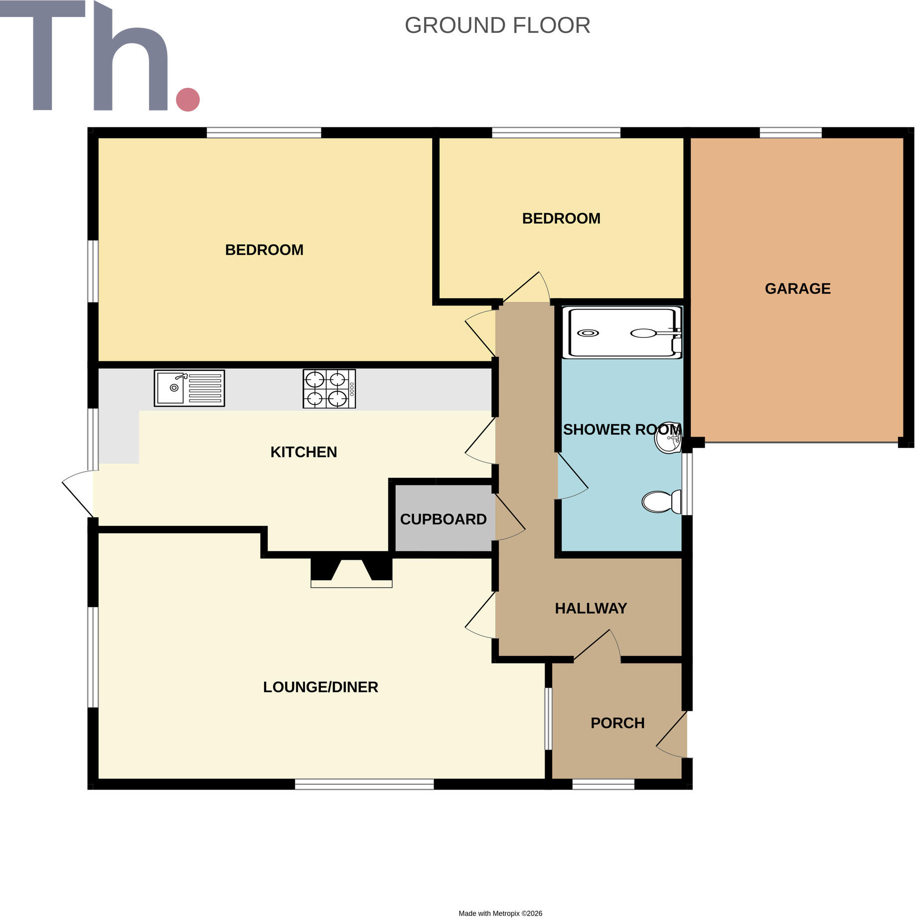 Wroxall, Ventnor, Isle Of Wight floorplan