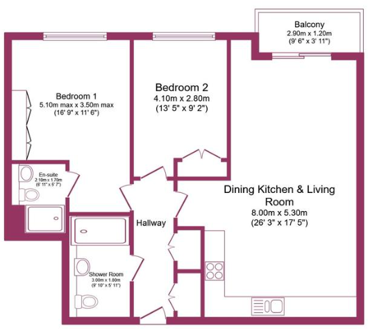 Denmark Street, Altrincham, Trafford floorplan