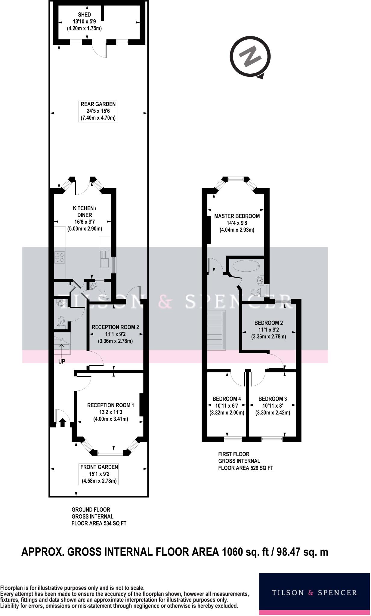 Sperling Road, London, N17 floorplan