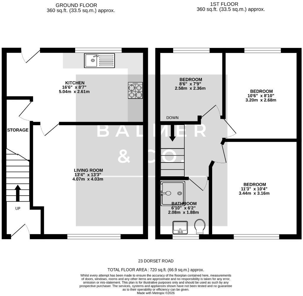 Dorset Road, Atherton, M46 floorplan