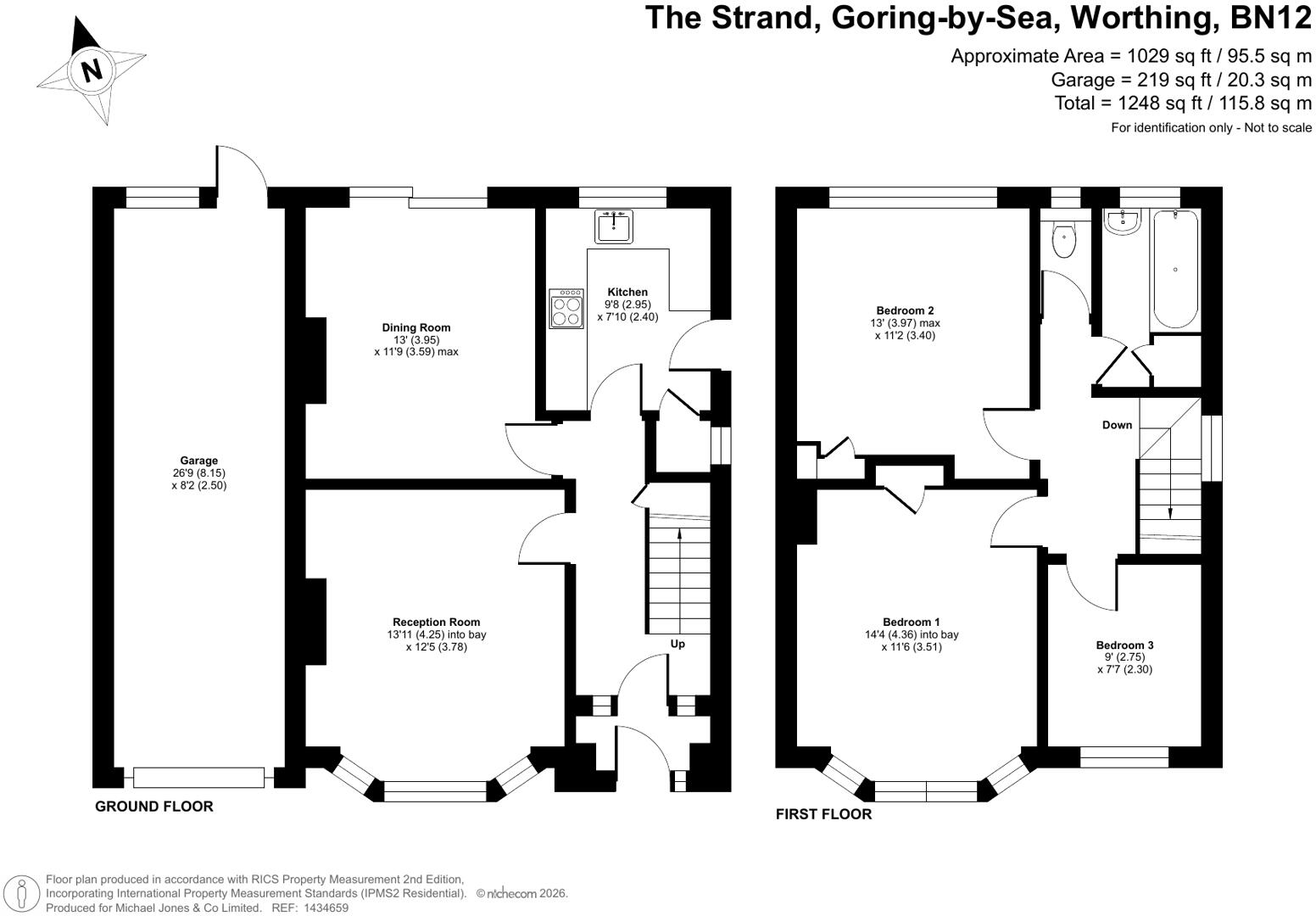 The Strand, Goring-by-Sea, Worthing, West Sussex, BN12 floorplan