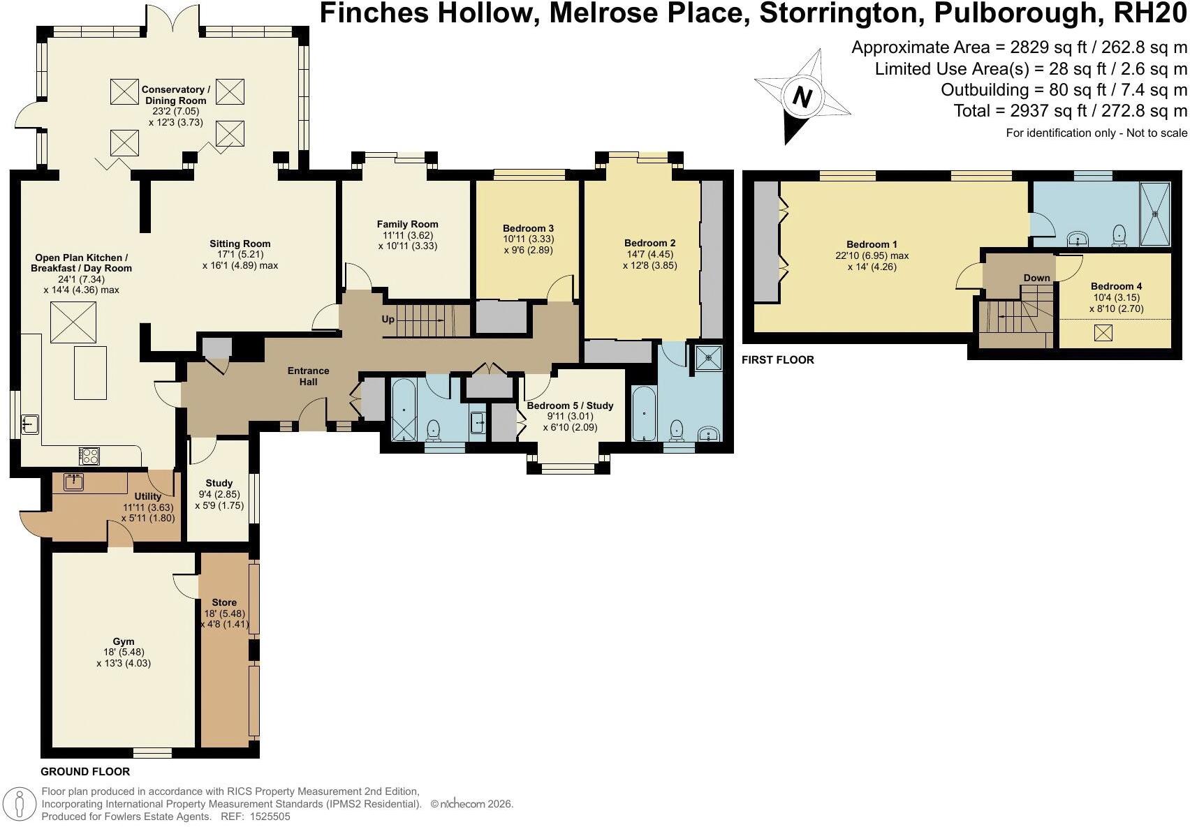 Storrington - outskirts of the village floorplan