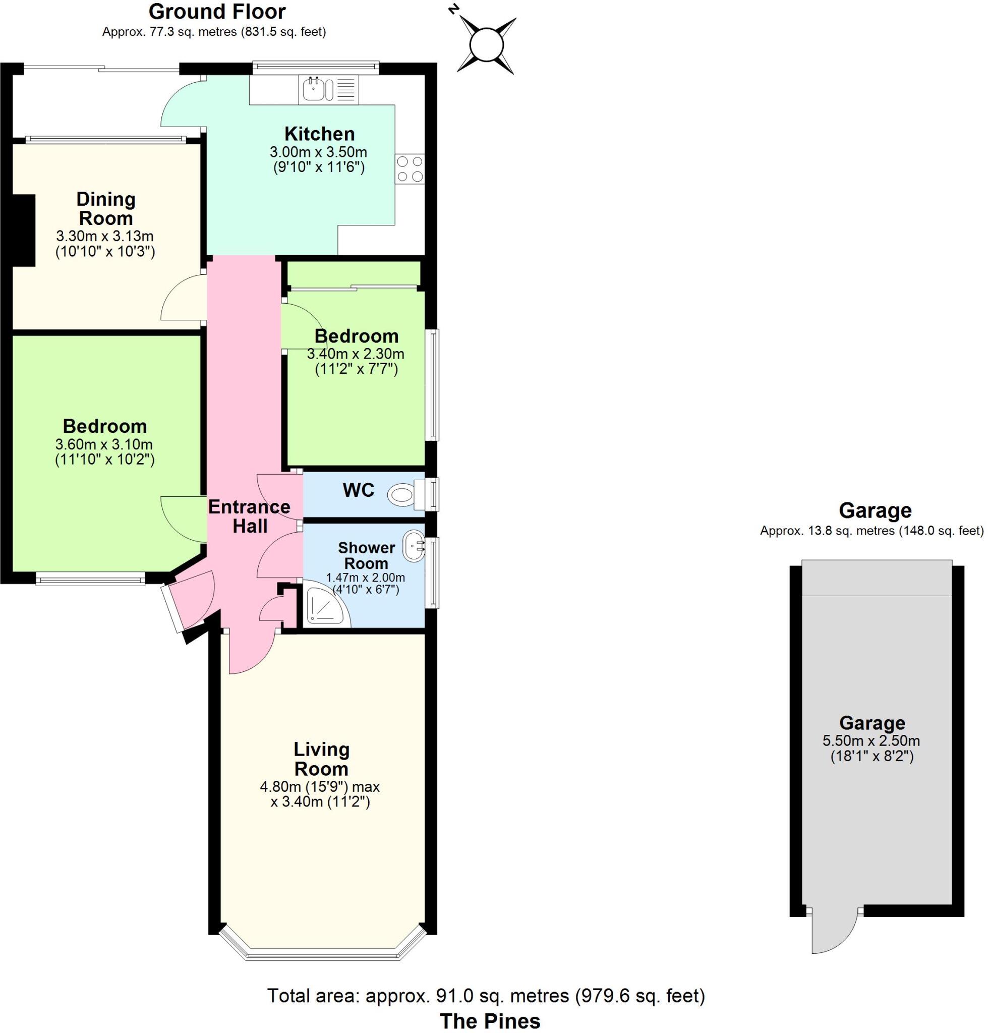 THE PINES, Stifford Clays, Grays floorplan