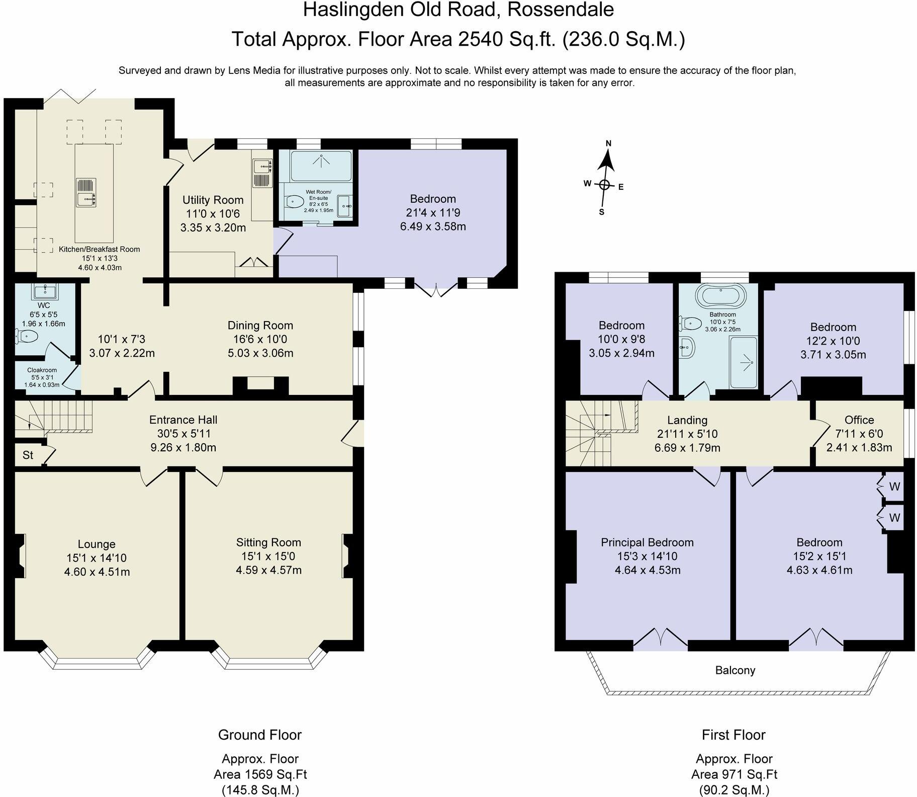 Haslingden Old Road, Rossendale floorplan