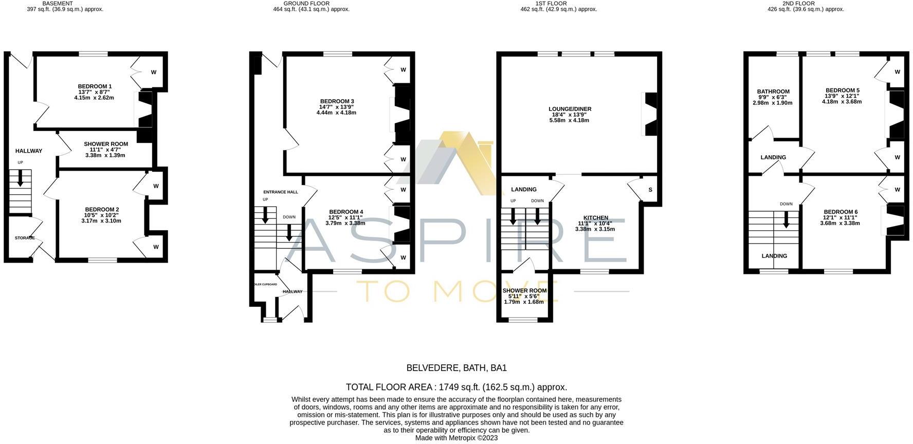 Belvedere, Bath, BA1 floorplan