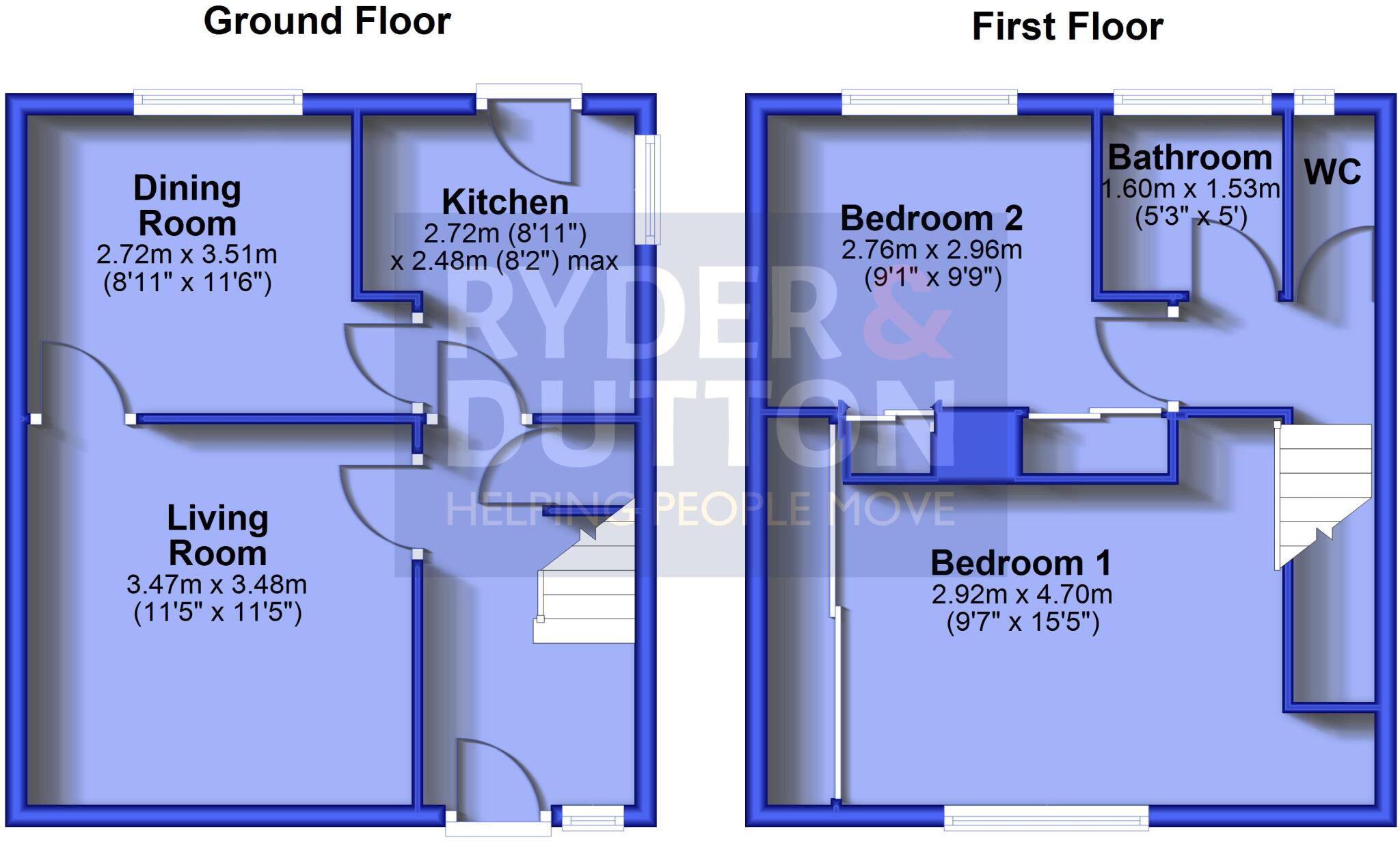 County Avenue, Ashton-under-Lyne, Greater Manchester, OL6 floorplan