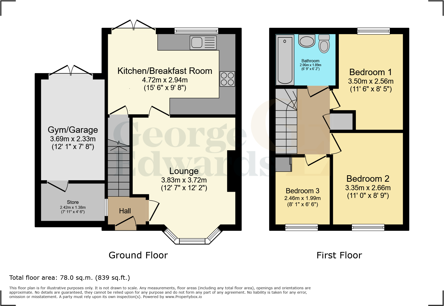 Paget Road Ibstock LE67 6AD floorplan