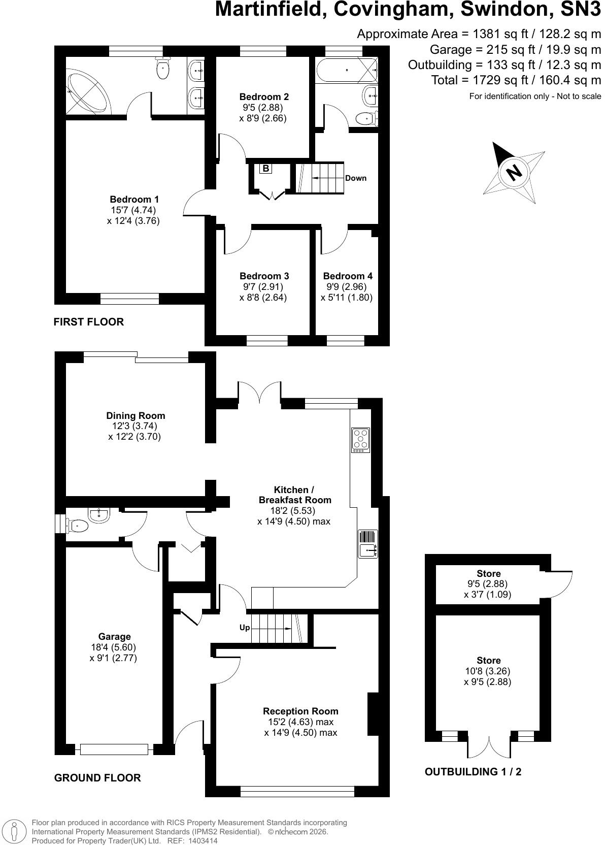 Martinfield, Covingham, Swindon SN3 floorplan