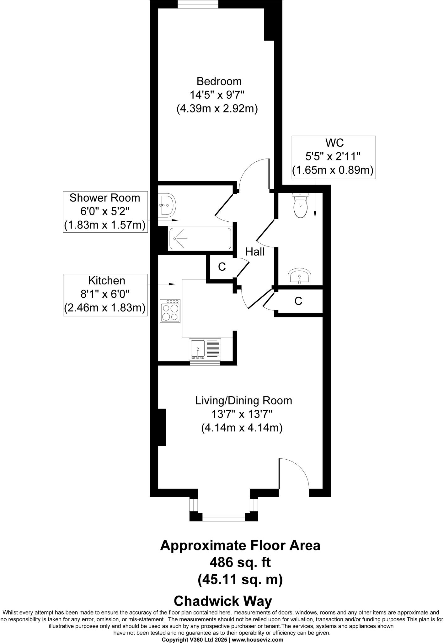 Chadwick Way, Hamble, Southampton, Hampshire, SO31 floorplan
