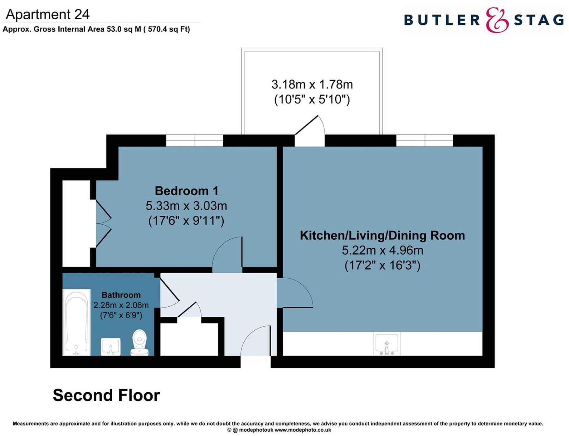 High Road, Novella House, IG7 floorplan