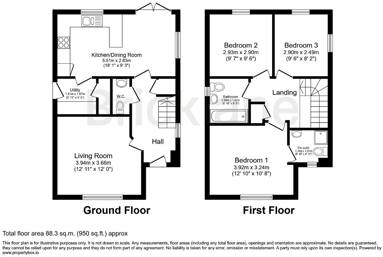 Fairburn Close, Market Harborough, Leicestershire, LE16 9XL floorplan